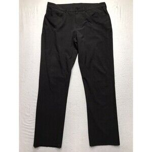 CALLAWAY Tech Golf Pants Men 36x32 Black Performance Wicking UPF 50